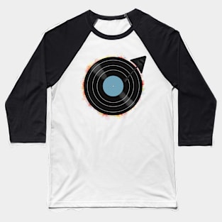 Vinyl record - blue Baseball T-Shirt